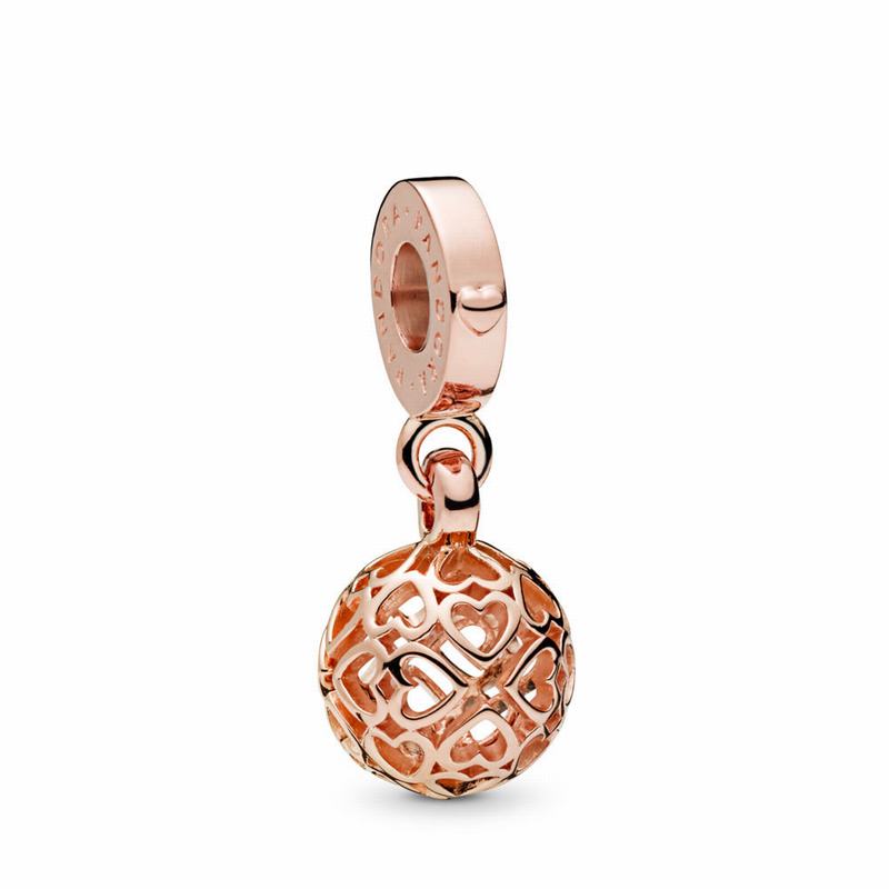 Pandora Rose™ Harmonious Hearts Dangle Charm Egypt FB9763802